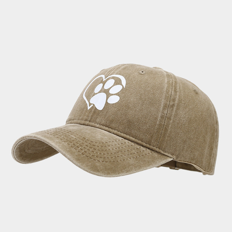 Wholesale Love Dog Claw Soft Top Cotton Baseball Hat